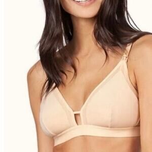 Lively Size 3 US Size 38D 38DD 40D 40DD The Nursing Bralette Toasted Almond